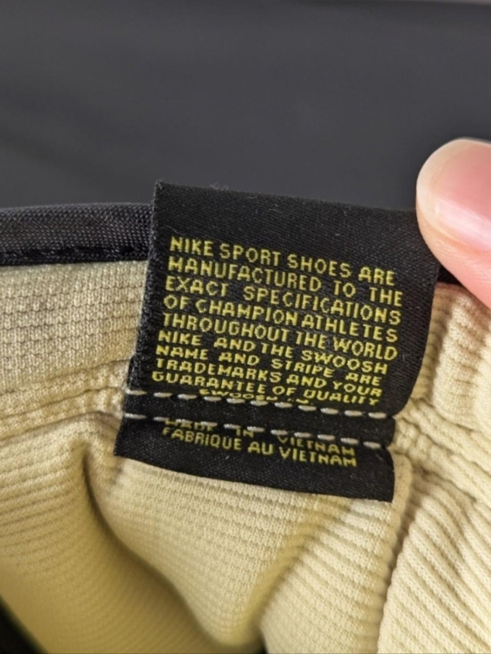Nike Dunk High 1985 size 10 SP "Yellow Acid Wash". - Picture 7 of 8